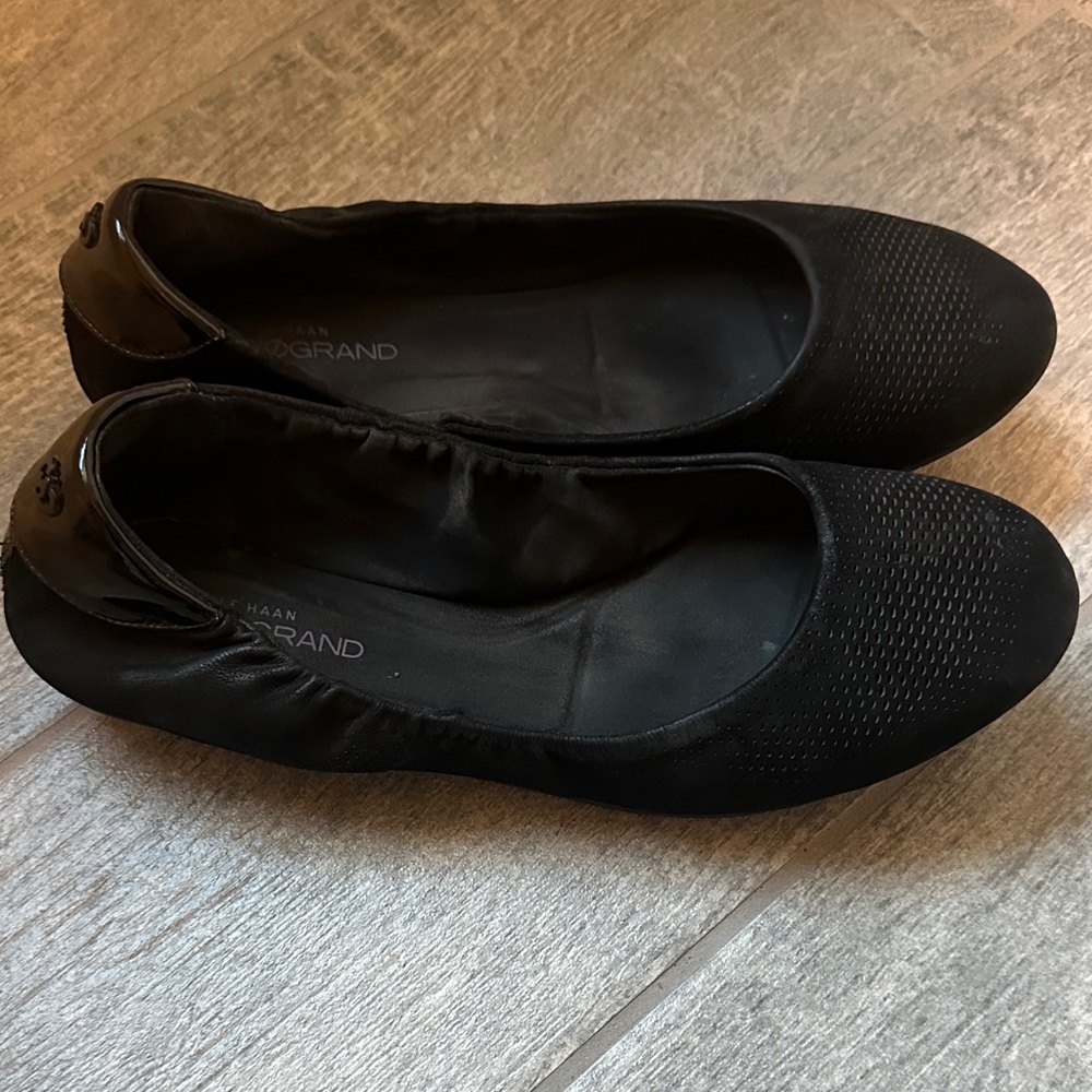 Cole Haan Women's Elegant Black Ballet Flats